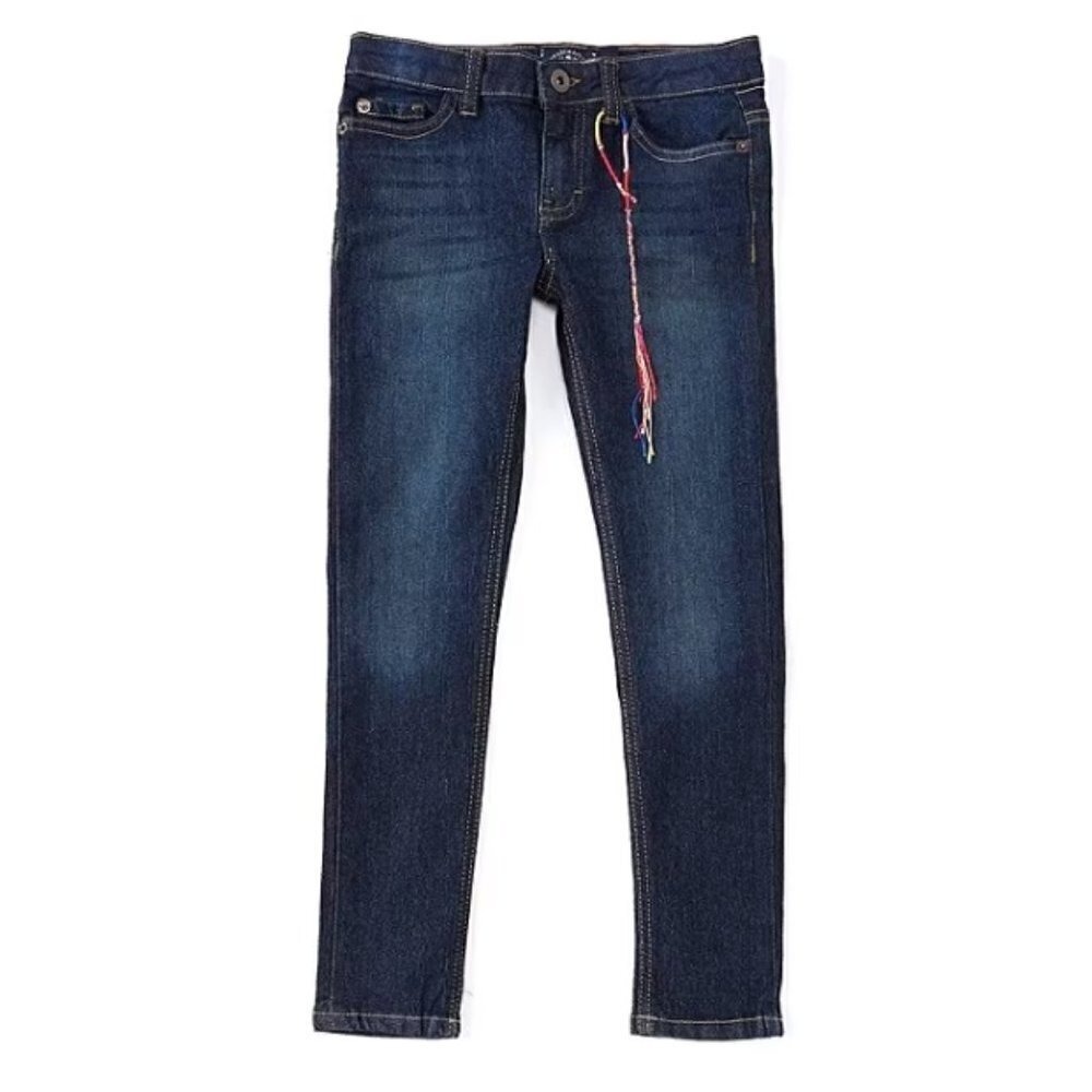 Lucky Brand Zoe Mid-Rise Stretch Barrier Wash Skinny Jeans Big Girls Size 14